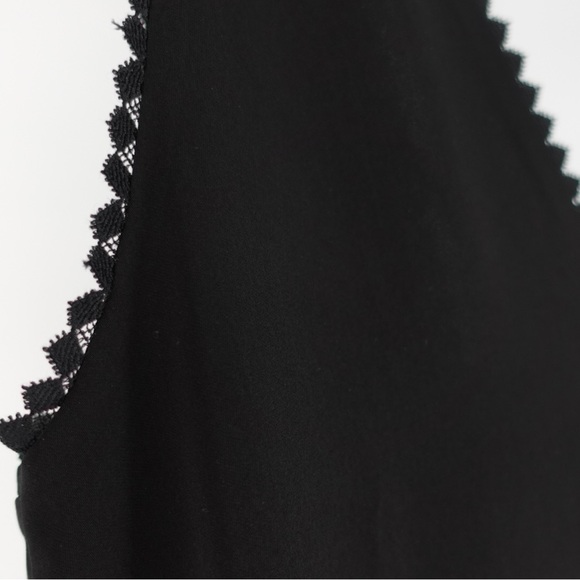 NWT The Kooples Black Sleeveless V-Neck Midi Dress Size M - Picture 11 of 13